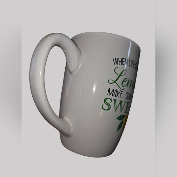 "When Life Gives You Lemons"...Mug, W/Lemons Socks, & Lemon Scent Candle Set - Picture 7 of 7